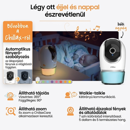 Chillax DM568 Smart Candle 5" babaőrző