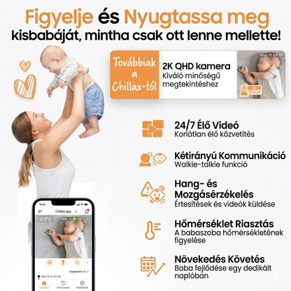 Chillax DM610 Giraffe 360° forgatható wifis kameás bébiőr