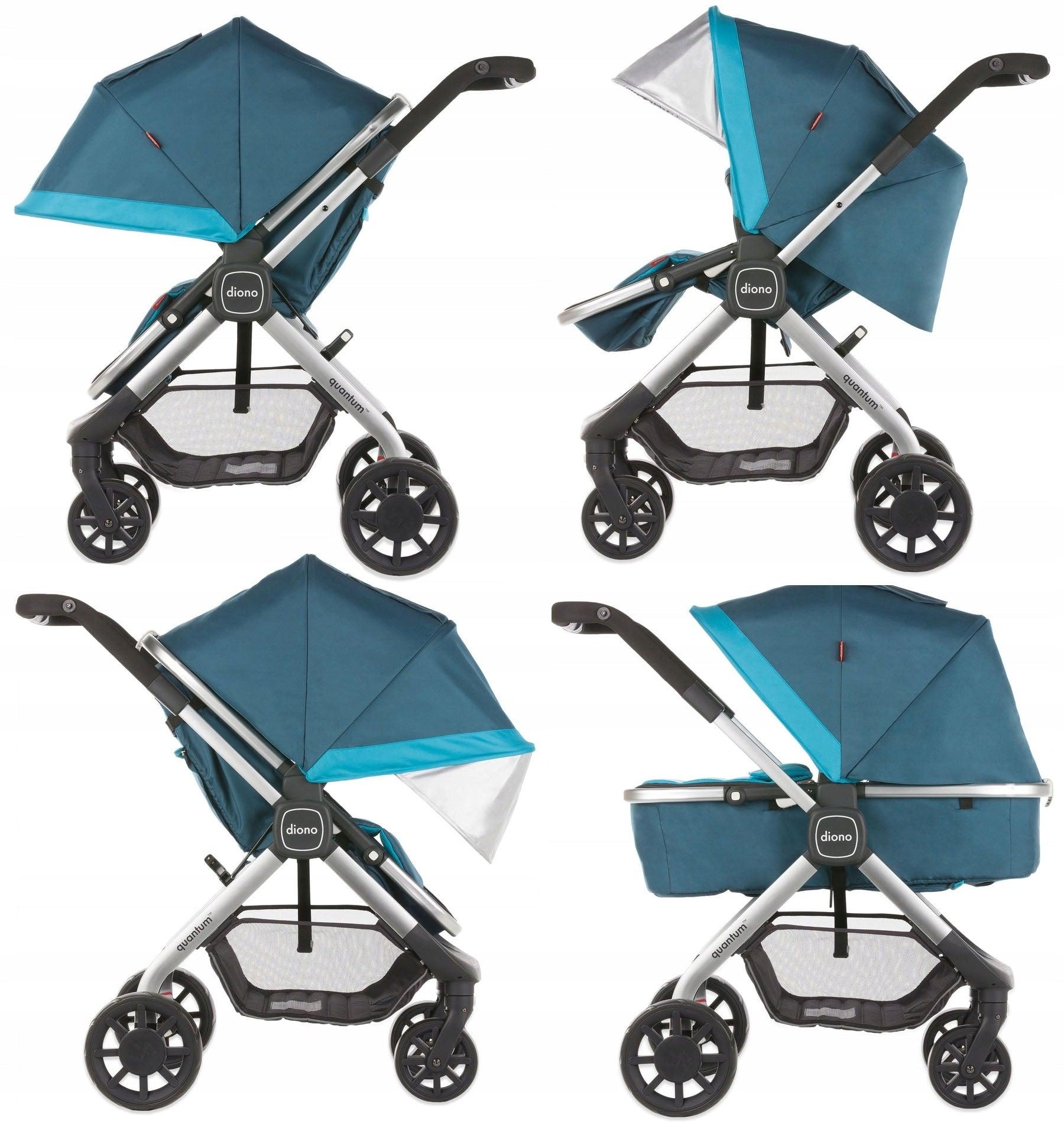 Diono Quantum Travel System babakocsi fekete,teal