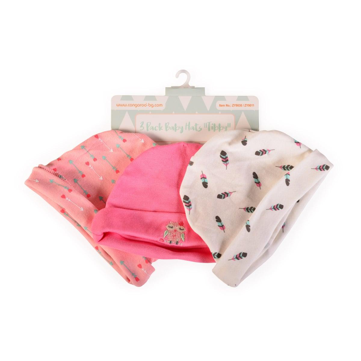 Cangaroo Tibby sapka szett pink szett