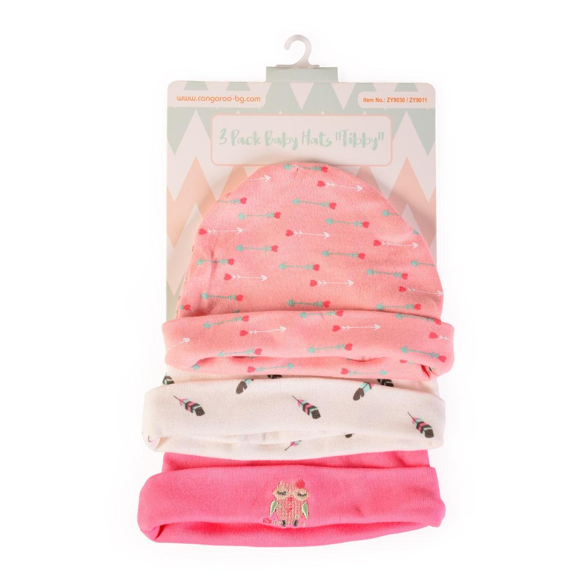 Cangaroo Tibby sapka szett kék szett,pink szett