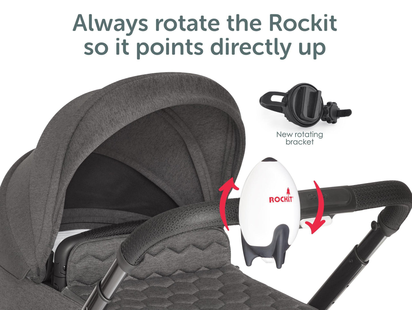Rockit rocker babakocsi ringató forgatható pánt