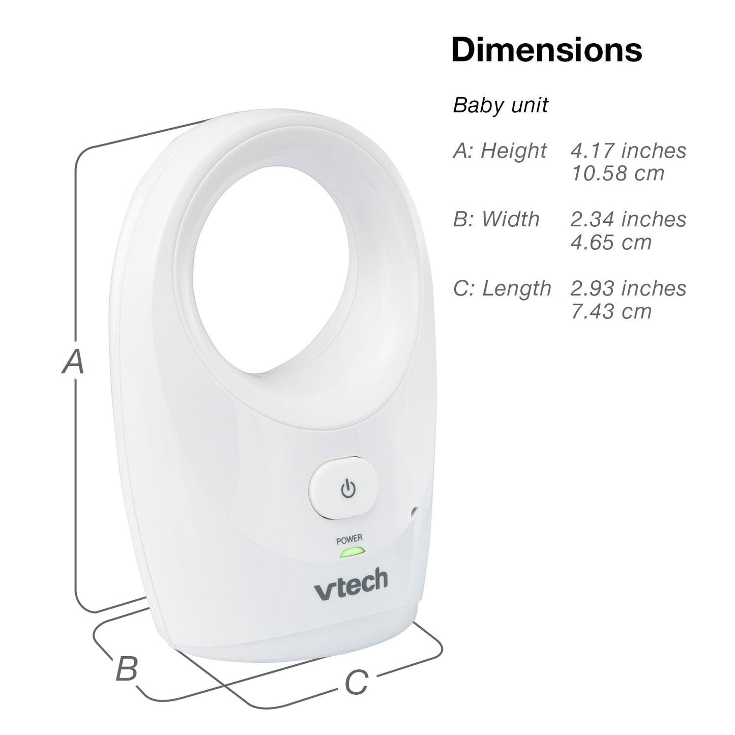Vtech DM1111 audió babaőrző