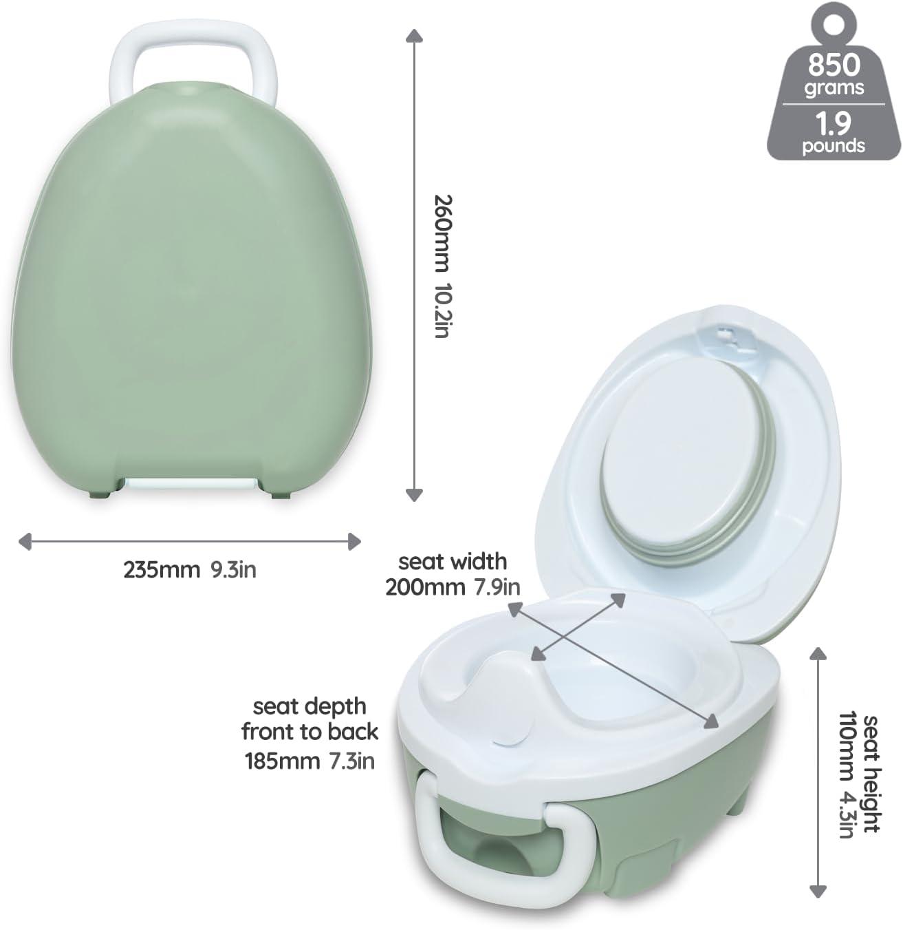 My Carry Potty hordhozható bili zöld,szürke,rózsaszín,kék
