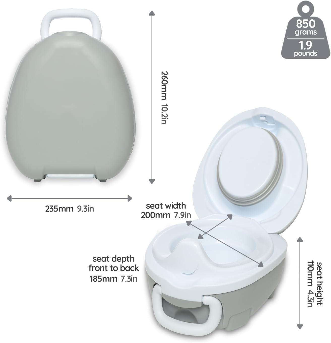 My Carry Potty hordhozható bili zöld,szürke,rózsaszín,kék