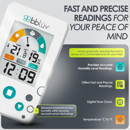 Bblüv Igrö szobahőmérő és páratartalom mérő