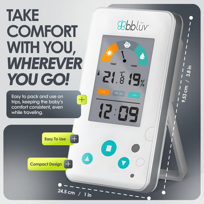 Bblüv Igrö szobahőmérő és páratartalom mérő