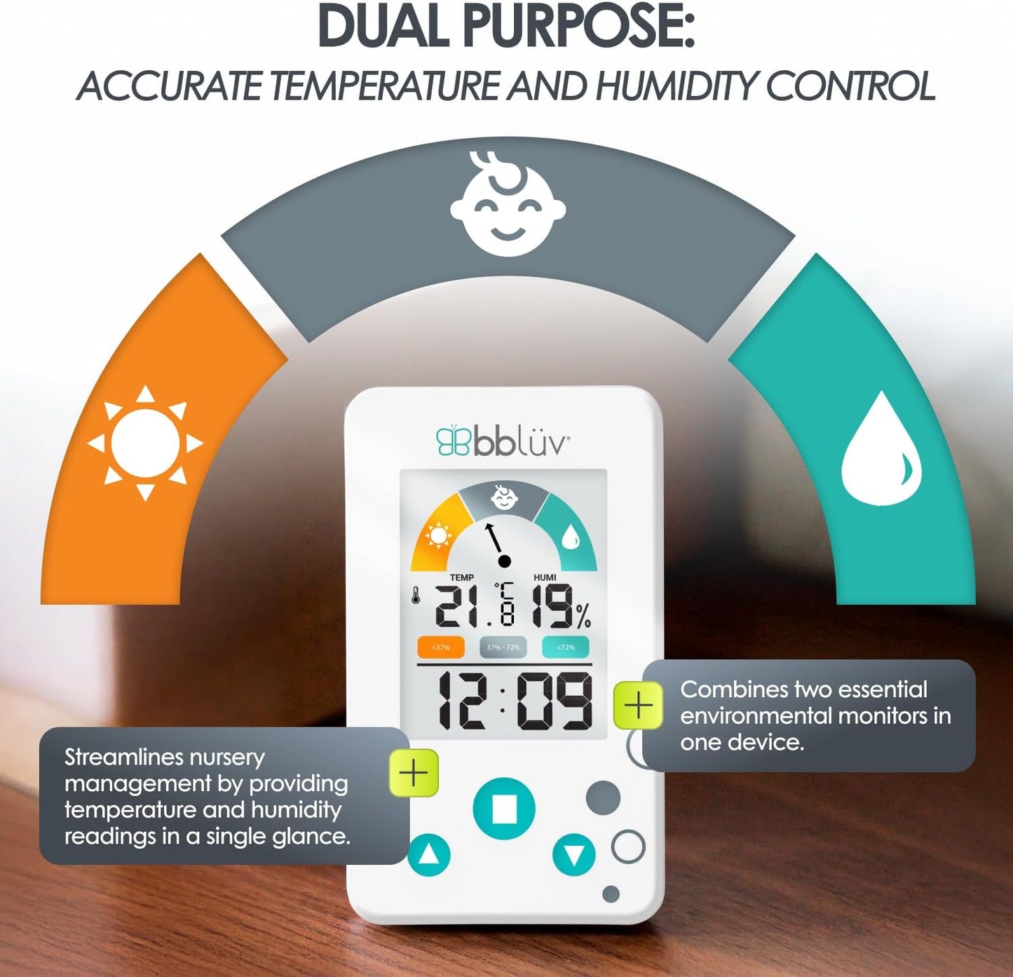 Bblüv Igrö szobahőmérő és páratartalom mérő