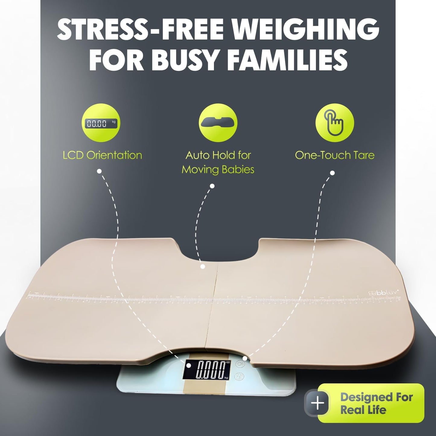 BBlüv Kilö Pro csecsemő és felnött mérleg