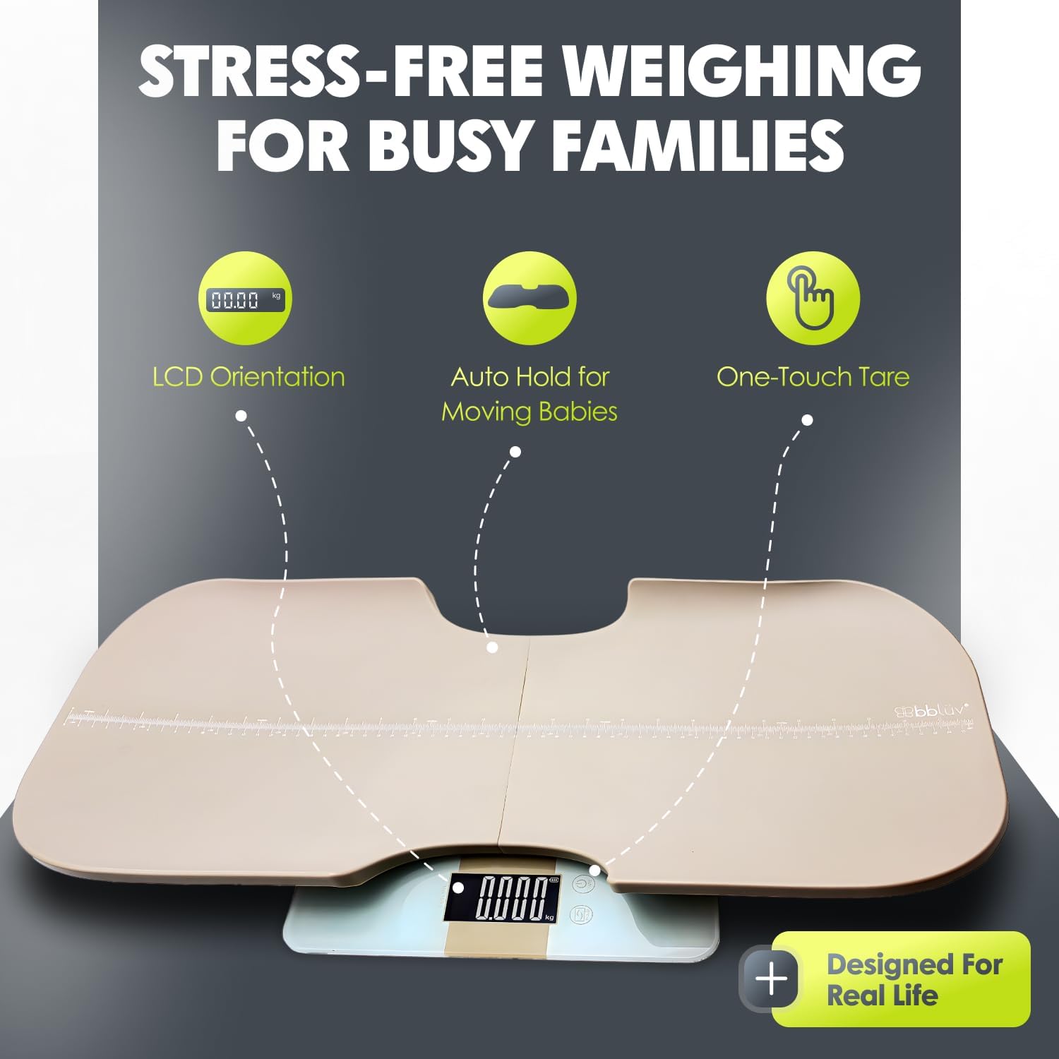 BBlüv Kilö Pro csecsemő és felnött mérleg