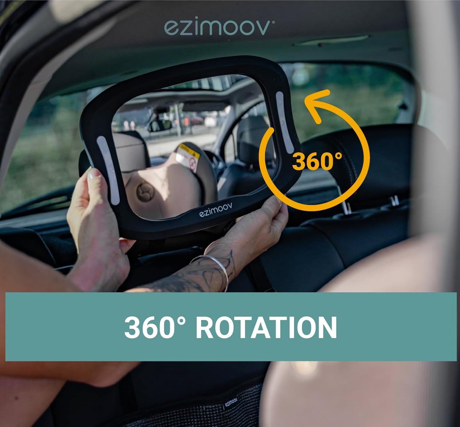 Ezimoov Mirror Led-autós tükör beépített éjszakai fénnyel és távirányítóval