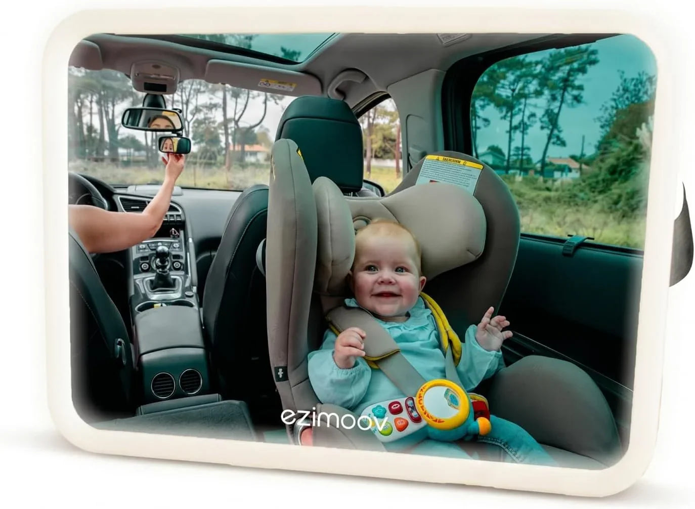 Ezimoov Mirror Led Pro babatükör autóba - BBLOVE | Bababolt és webshop