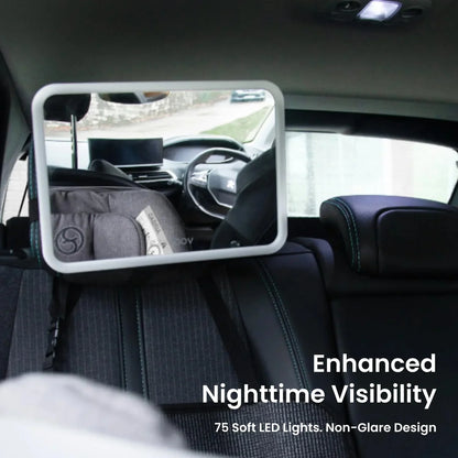 Ezimoov Mirror Led Pro babatükör autóba - BBLOVE | Bababolt és webshop