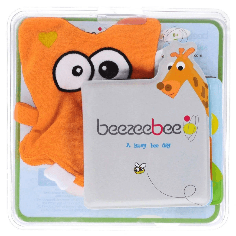 Beezeebee Fürdőkönyv és kesztyűbáb Bocis,Méhecskés,Baglyos