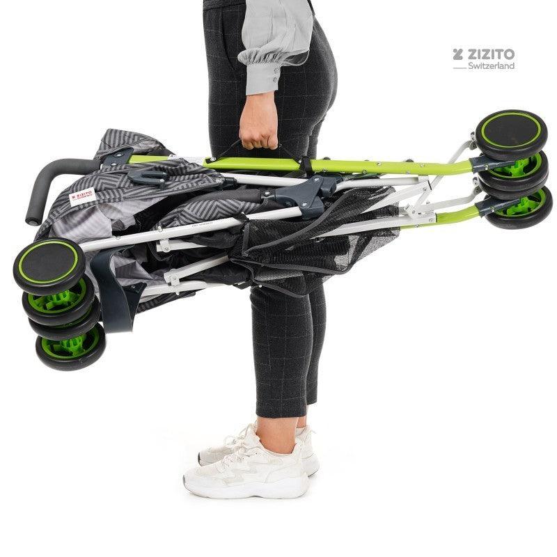 Zizito Switzerland Olivia babakocsi Mintás,Szürke