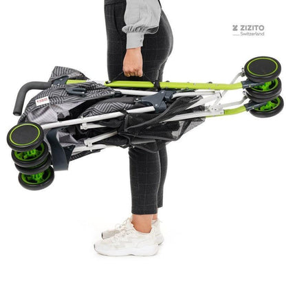 Zizito Switzerland Olivia babakocsi Mintás,Szürke