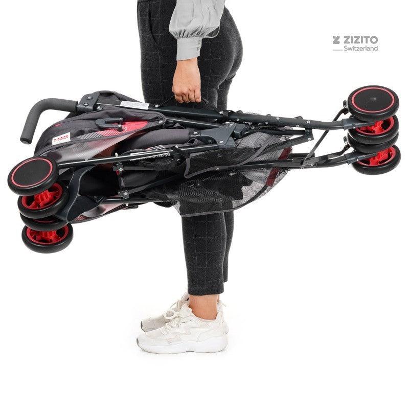 Zizito Switzerland Olivia babakocsi Mintás,Szürke