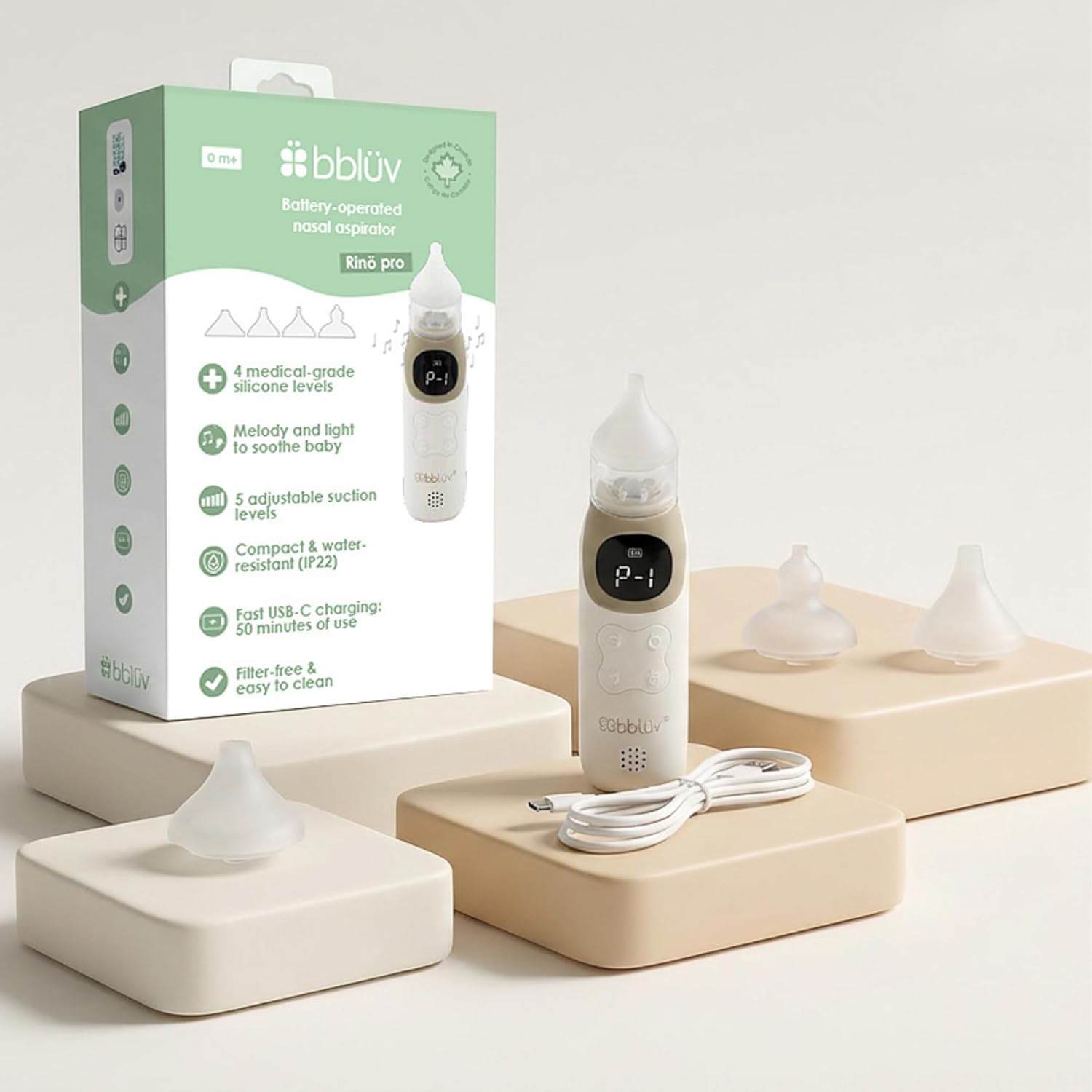 BBlüv Rinö Pro újratölthető orrszívó - BBLOVE | Bababolt és webshop
