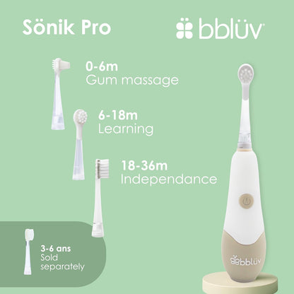 Bblüv Sönik Pro tölthető akkumulátoros kisgyerek fogkefe - BBLOVE | Bababolt és webshop