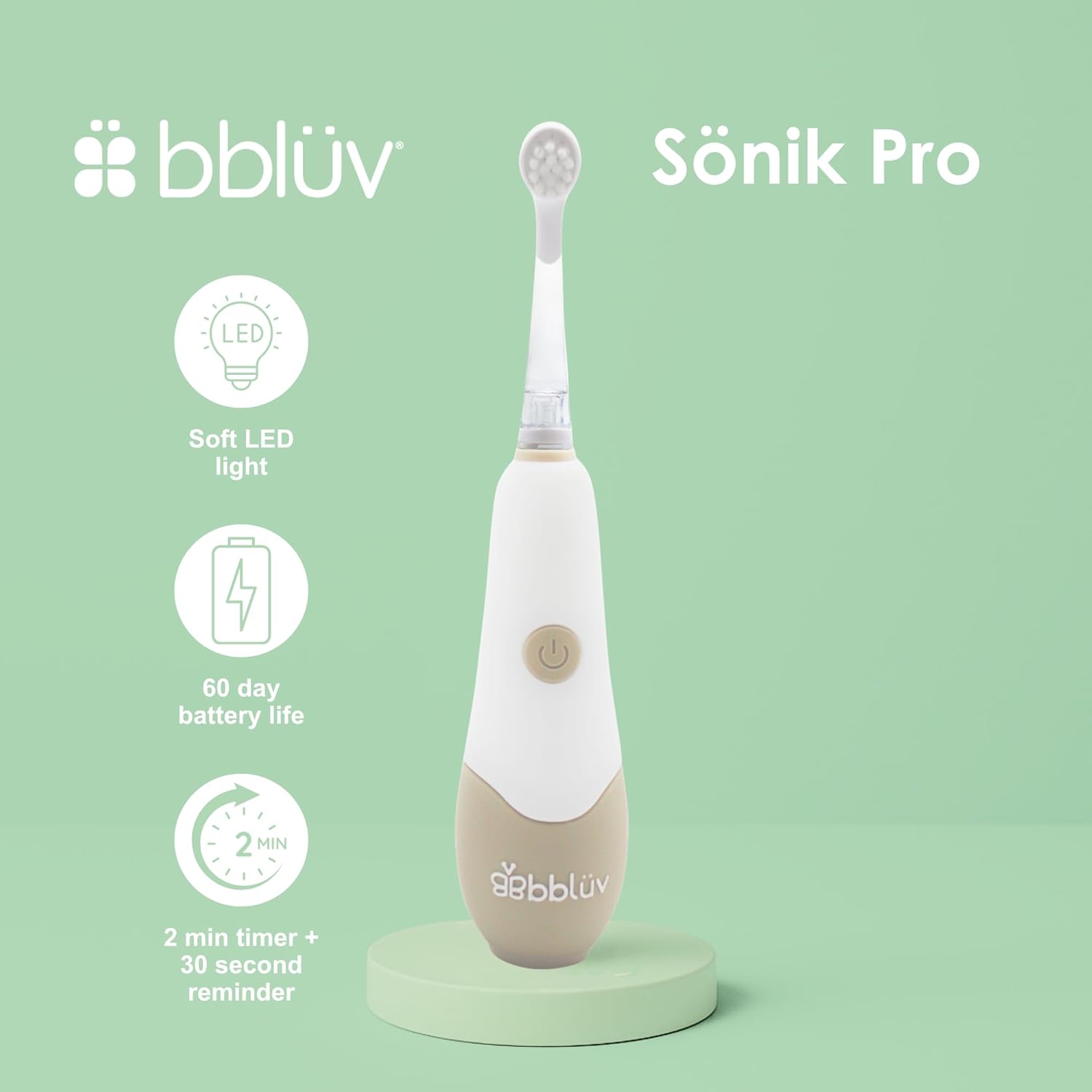 Bblüv Sönik Pro tölthető akkumulátoros kisgyerek fogkefe