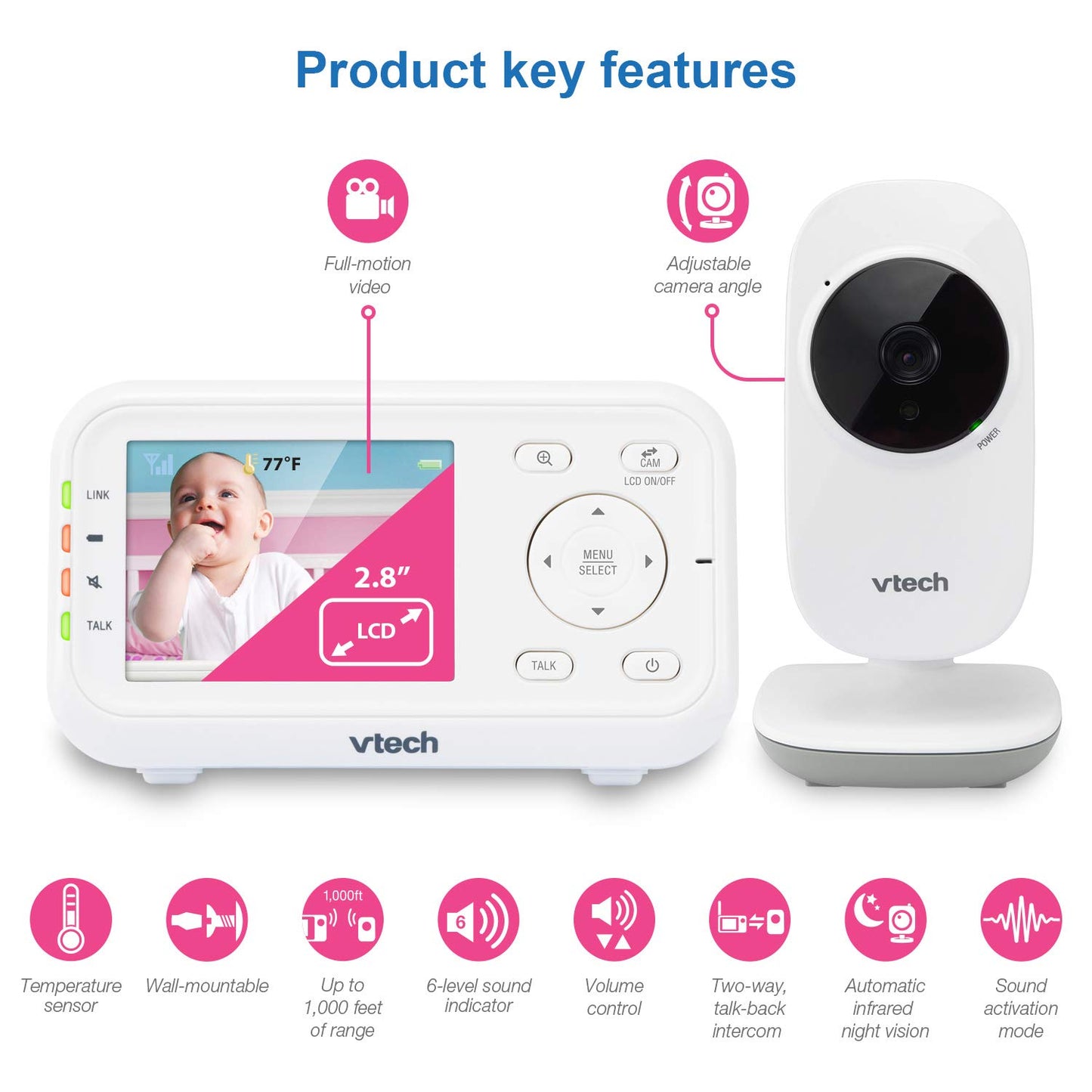 Vtech BM 2251 kamerás babaőrző