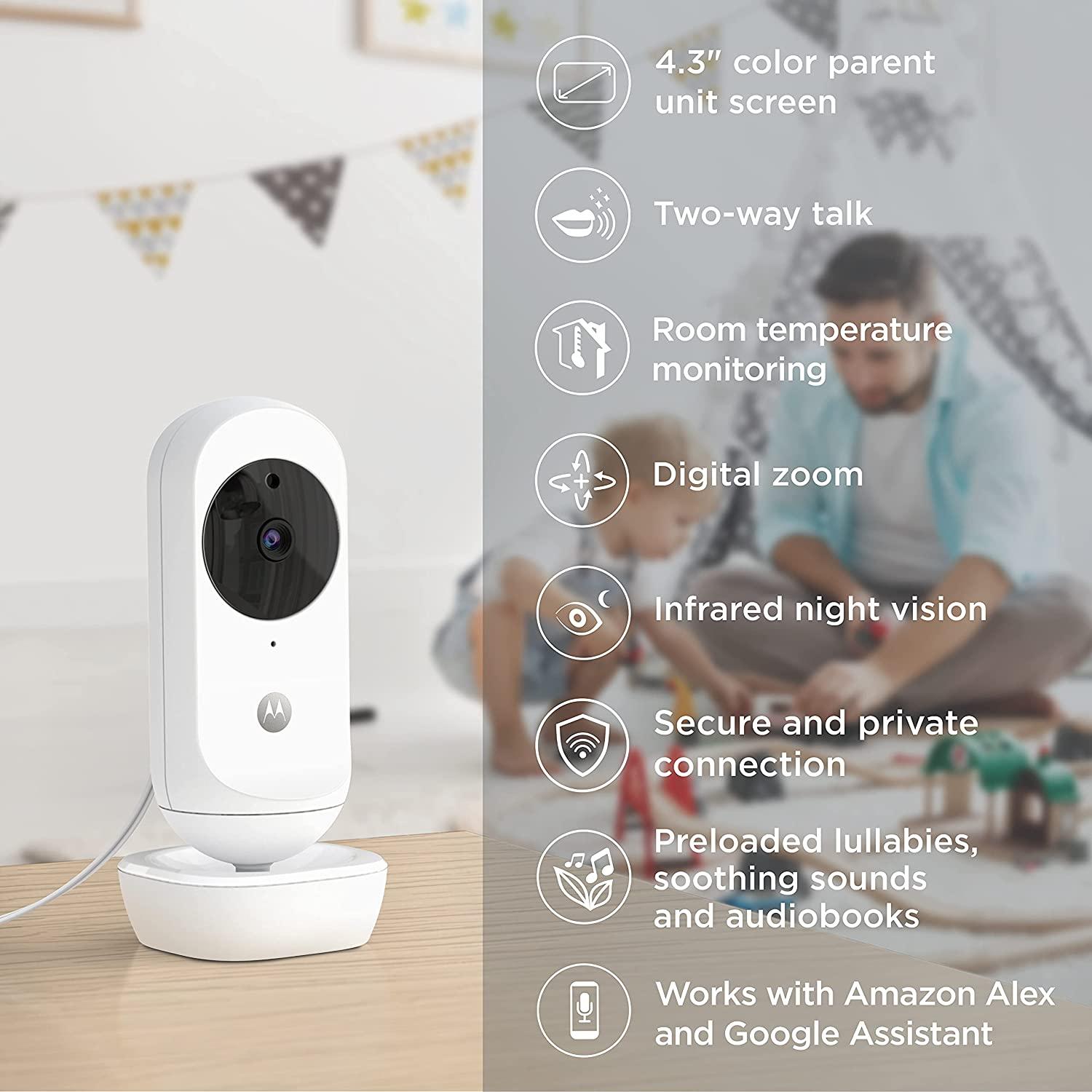 Motorola VM44 kamerás és wifi-s babaőrző