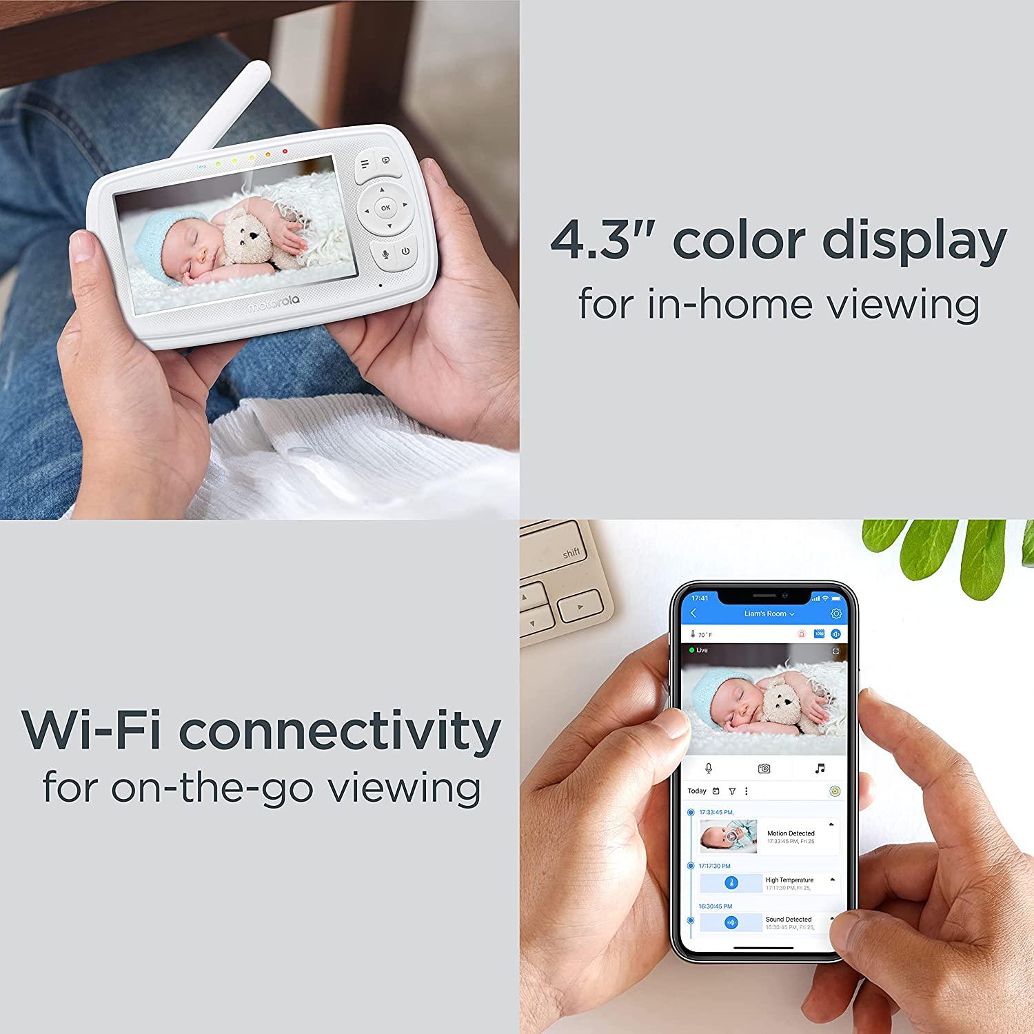 Motorola VM44 kamerás és wifi-s babaőrző