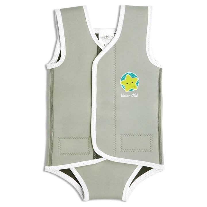 Bblüv Wrap neoprén baba úszódressz szürke / 0-6 hó